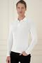 Tr 878 Tri̇ko Slim Fit Ecru Basic
