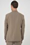Comfort Fit Mono Collar Pocket Pocket Flexible Cotton Beige Jacket C 707 - 8