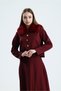 Women's Collar Fur Detailed Skuba Skirt Suit - 2