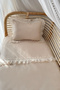100X150 Plain Plain Scalloped/Ruffled 100% Cotton Baby/Child Duvet Cover Set - 3
