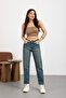Women's Stretchy/Stretch Fabric High-Waist Mom Jeans - 5