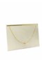 Domestic Production Suede Fabric Cream Color Transverse Nails Footed Rosary-necklace-chain Display Stand