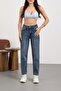 Women's Stretchy/Stretch Fabric High-Waist Mom Jeans - 2