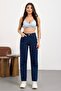 Women's Stretchy/Stretch Fabric High-Waist Mom Jeans - 5