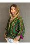 Hand Knitted Ombre Women's Cardigan Standard Size - 4