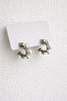 Steel Silver Pearl Hoop Ariadne Earrings - Does Not Tarnish -