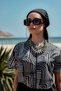 Front Covered Parachute Short Sleeve Semi-Closed Swimsuit Nurel R2604 - 4