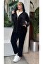 Women's Plus Size Velvet Tracksuit Set 24606 - 4