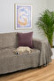 Premium Seat Cover 175X350 Xlarge Grammage Jacquard Chenille Cappuccino |   Sofa Cover |   Non-Slip