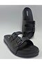 Black Anatomical Sole Soft Plastic Extra Light Women's Pool Sea Beach Home And Street Slippers Eva