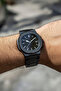 Men's Metal Wristwatch Black Dial Black Band in Special Box - 4