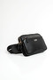 Genuine Leather Double Compartment Waist Bag with Front Pocket - 3