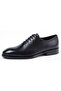 4639, Black Lace-Up Neolite Sole Men's Shoes - 2