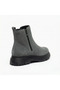 Smoked Suede Double Zipper Men's Half Ankle Boots - Practical Wear Casual Boots Ba0777 - 5