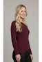 New Product Off-Shoulder Buckle Detail Long Sleeve Blouse Wrinkled Fabric - 2
