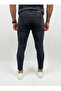 Men's Slim Fit Slim Fit Stretch Fabric Jean Pants Smoked - 4