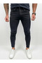 Men's Slim Fit Slim Fit Stretch Fabric Jean Pants Smoked - 2