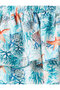 Crop Blouse Patterned Frilly - 6