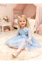 Buckled Polka Dot Puffy Tulle Dress - 4