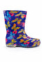 Butterfly Pattern Waterproof Rain and Garden Boots – Colorful Pvc Boots with Non-Slip Soles