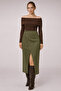 Women's Shardonlu Reported Camisole Ring Detailed Pencil Skirt