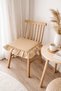 Liquid & Stain Repellent Vintage, Country, Bohemian, Rustic Frilly Scandinavian Chair Cushion - 2