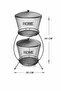 White Seville | |   2-Tier Potato Onion Holder Metal Potato Onion Bucket Crisper Basket Kitchen Organizer Metal Fruit Basket Potato Onion Basket Multi-Tier Kitchen Shelf Multi-Purpose Basket 2-Tier Crisper - 2