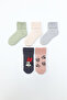 Children's 5-Piece Anti-Slip Towel Socks