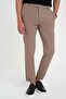 Comfort Fit Elastic Waist Side Pocket Beige Jogger Pants P 1150