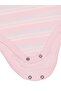 Striped Bowknot 1-3 Years Old Snap-On Bodysuit - Pink 2-3 Years Old - 5