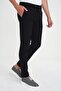 Slim Fit Flexible Straight Black Cotton Trousers with Side Pockets P 1197 - 4