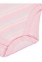 Striped Bowknot 1-3 Years Old Snap-On Bodysuit - Pink 2-3 Years Old - 6