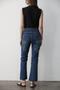 Women's High Waist Jean Trousers Tint Blue - 5