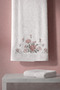 Bamboo Cotton Floral Embroidered 50 X 90 cm Embroidered Hand Towel - 5