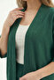 Plus Size Kimono Cardigan 2-Piece Set – Wrinkled Fabric Oversized Stylish Set - 4
