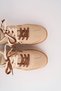 Taupe Double Laced Casual Women's Sneaker Sports Shoes - 8