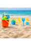 XL Large Size Beach Sea Bucket Castle Play Set 6 Pieces Luxury Bucket Set - 2