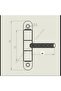 Transistant Hinge 121 Nickel - 2