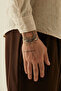 Tilion Men's Silver Color Stainless Steel Bowler Chain Bracelet - 2