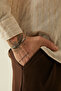 Tilion Men's Silver Color Stainless Steel Bowler Chain Bracelet