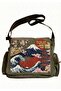 Japanese Culture Printed Unisex Messenger Bag