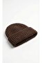 Unisex New Season Premium Soft Corded Fabric Beret Brown - 5