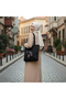 Black Beach Bag -Suitable for Punch - Gabardine Fabric - Bordglow