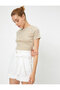 Women's Camel Hair T-Shirt 0YAK12940OK - 2