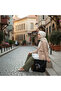 Black Beach Bag -Suitable for Punch - Gabardine Fabric - Bordglow - 2