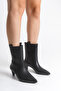 Women's Heeled Pointed Toe Boots - 6