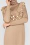 Pul Detailed Knitting Dress 41030 - 4