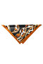 Chain and Leopard Patterned Bandana Scarf - 6