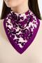 Night Hyacinth Patterned Bandana Scarf - 2
