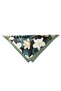 Ivory Flower Patterned Bandana Scarf - 6